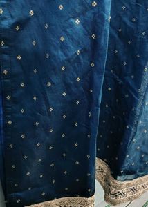 Elegant Teal blue heavy fancy kurta set 3xl