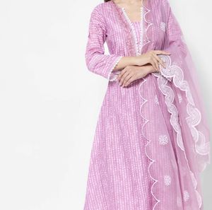 Elegant Purple Kurta Set