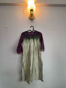 w  purple kurta xs size