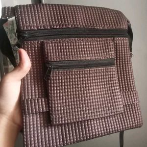 Textured Travel Pouch with Zipper