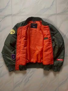 Men's Patchwork Bomber Jacket