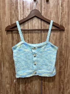 Cozy Knit Cropped Tank Top