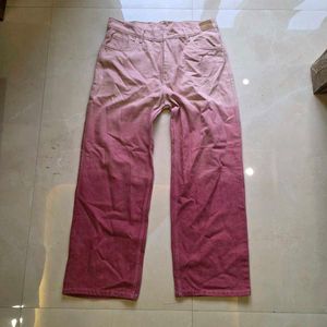 Vintage Pink Gradient Jeans