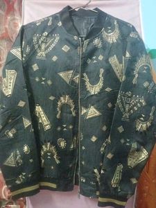 Unique thread workedJacket with Tribal Print
