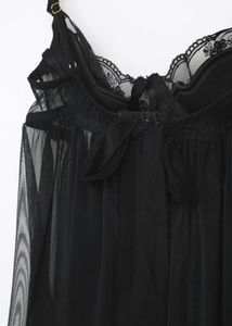 Sheer Black Lingerie Babydoll