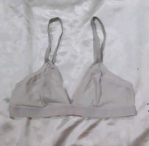Comfortable Light Grey Bra