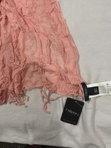 Light Pink Textured Scarf
