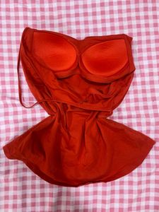 Cute Red-Orange Cami Top