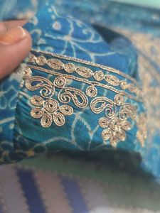 Beautiful Teal Kurta Set with Embroidery