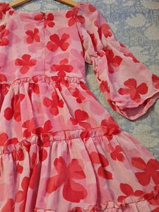 Flowy Floral Print Dress