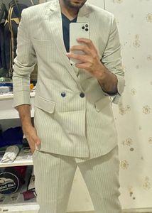Men's Striped two piece Suit