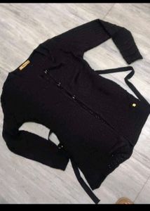 Stylish Black Cardigan