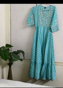Beautiful Teal Ethnic kurta