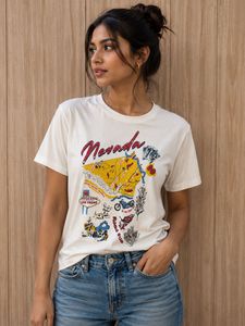 DNMX Nevada Map Graphic T-Shirt