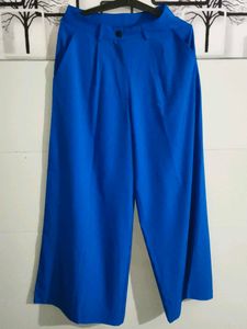 Vibrant Blue Palazzo Pants