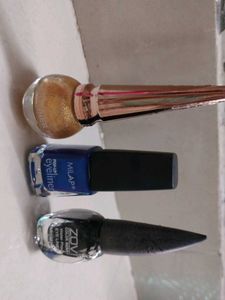 combo lipstick and eye liners
