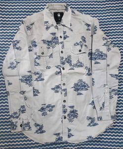 G-Star RAW Shirt - Palm Print - M