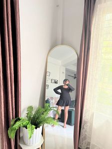 Elegant Long Sleeve black Mermaid Dress