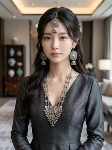 Stunning Oxidized Silver Jewellery Set