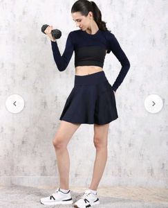 Shein Full Length High Low Hem Micro Crop