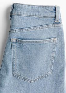 High-Waisted Blue Jeans