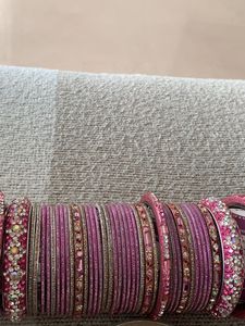 Fixed Price Brand New Pink Bangle Set