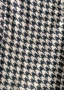 Houndstooth Print Dress