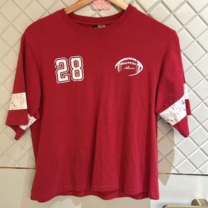 Red Oversized T-shirt