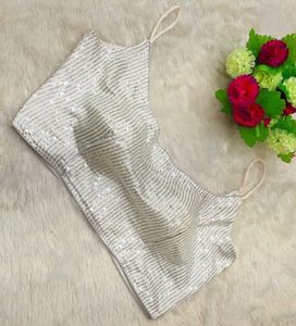 Silver Sequin Blouse