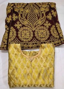 Baby Girls Bridal Elegant Brocade Lehenga Koti