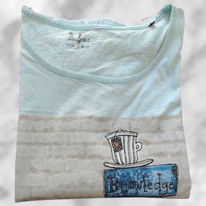 ☕📚 Ladybird🐞Graphic Print  T-Shirt 2XL Korean