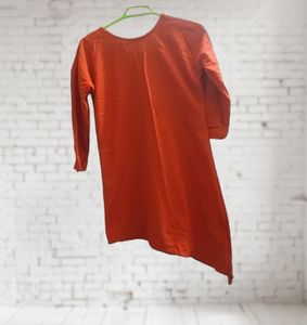 Black Pure Cotton Kurti.