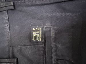 Men's Dark Blue Striped Trousers