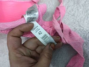 Pink Padded🤎 big size Bra