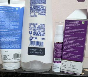 Dove Conditioner,The Dermaco Face Wash.