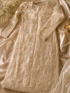 Elegant Embroidered Dress Material