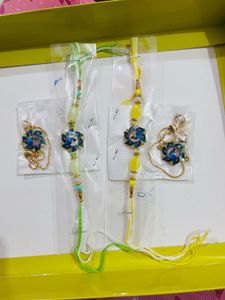 Beautiful Peacock 1 Rakhi &amp; 1bracletSet