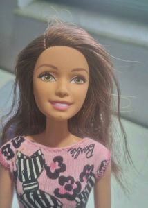 Barbie doll pink Dress with Bow P