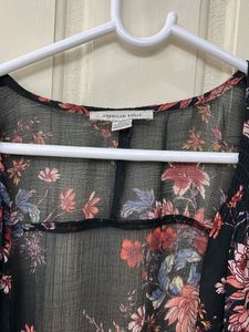 Floral Print Kimono Jacket
