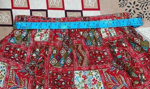 Bohemian Red Patchwork Print Co-ord Set