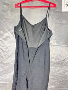 Chic Black Spaghetti Strap Jumpsuit