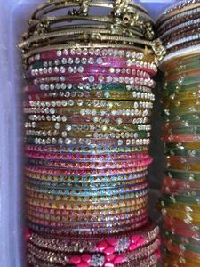 Beautiful all set glass bangles combo