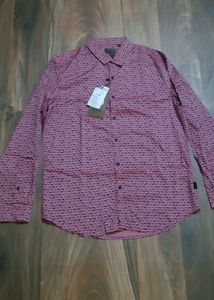 😎New Shirt With Classic Look😎...If Any One Interested Ping Fast...😍 Apoorva Type Cotton Mixed Shirt With Tag