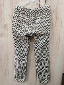 Y2K Chevron Print Casual Pants