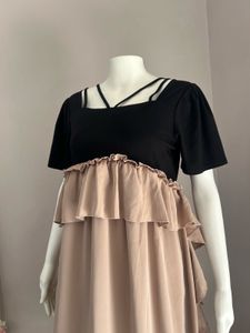 Chic Ruffled Midi Dress