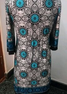 Patterned Casual Dress