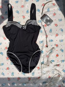 Chic Black One-Piece bodysuit top