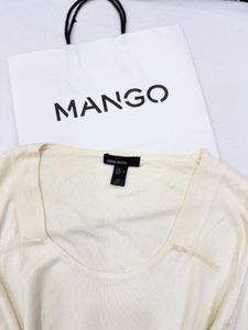 Mango Cream Long Sleeve Top