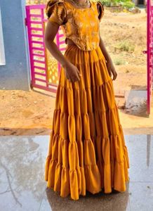frill skirt with corset top
