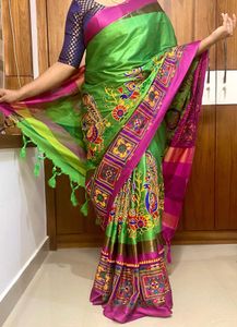 Peacock Print Saree|Price ⬇️ by 180‼️